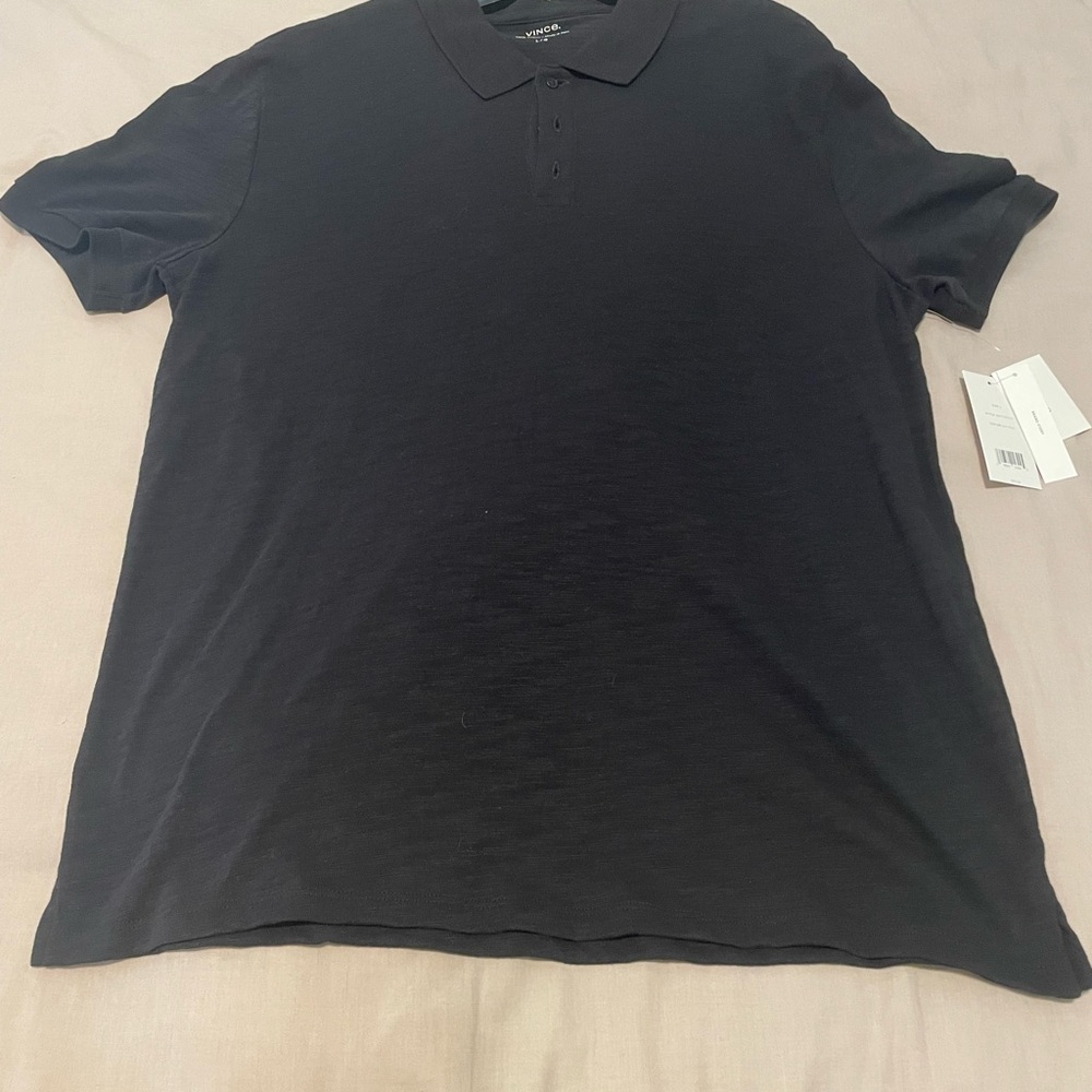 Vince Men's Dark Polo Shirt